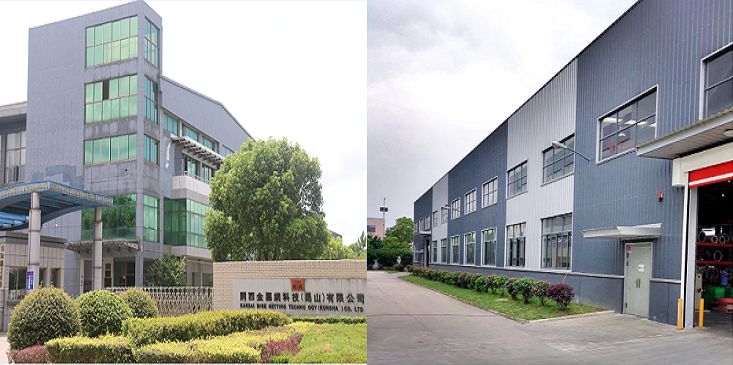 關西金屬網的公司廠房布局簡單大方，四層結構的辦公環境與加工廠房，環境整潔舒適。